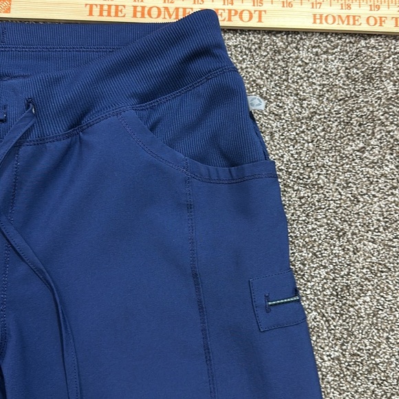 Cherokee infinity straight leg drawstring cargo pants navy small Nurse scrubs - Picture 6 of 10